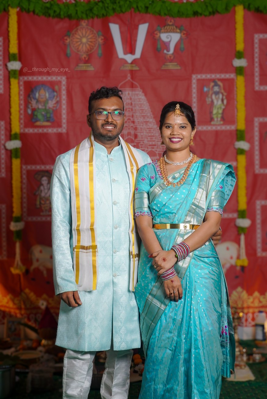 A couple at their ceremony
